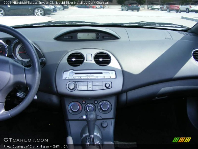 Liquid Silver Metallic / Dark Charcoal 2008 Mitsubishi Eclipse Spyder GS