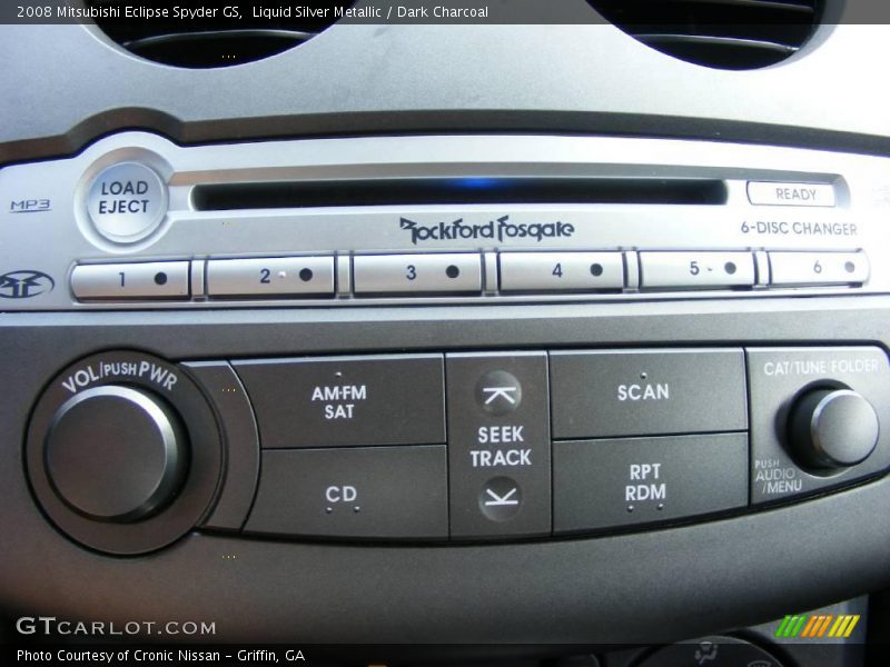 Liquid Silver Metallic / Dark Charcoal 2008 Mitsubishi Eclipse Spyder GS