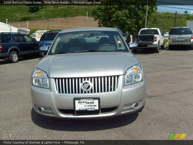 Silver Birch Metallic / Medium Light Stone 2008 Mercury Sable Sedan