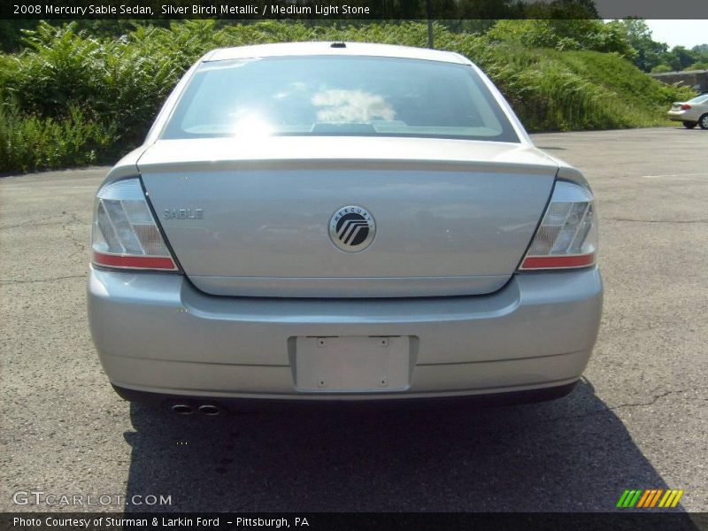 Silver Birch Metallic / Medium Light Stone 2008 Mercury Sable Sedan