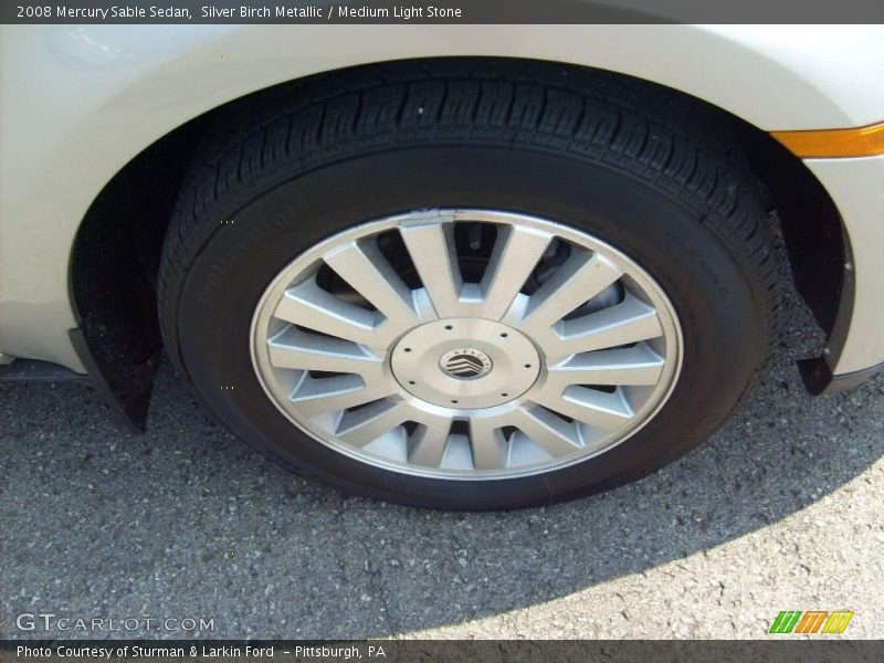 Silver Birch Metallic / Medium Light Stone 2008 Mercury Sable Sedan