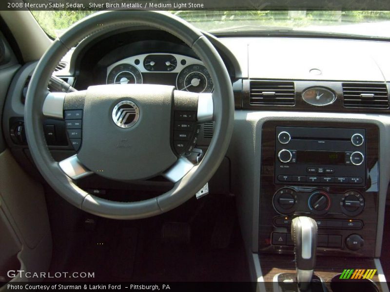 Silver Birch Metallic / Medium Light Stone 2008 Mercury Sable Sedan
