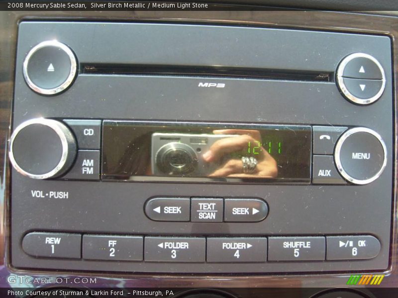 Silver Birch Metallic / Medium Light Stone 2008 Mercury Sable Sedan