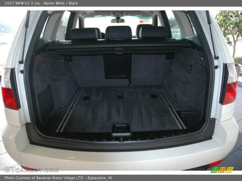 Alpine White / Black 2007 BMW X3 3.0si