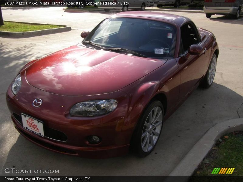 Copper Red Mica / Black 2007 Mazda MX-5 Miata Hardtop Roadster