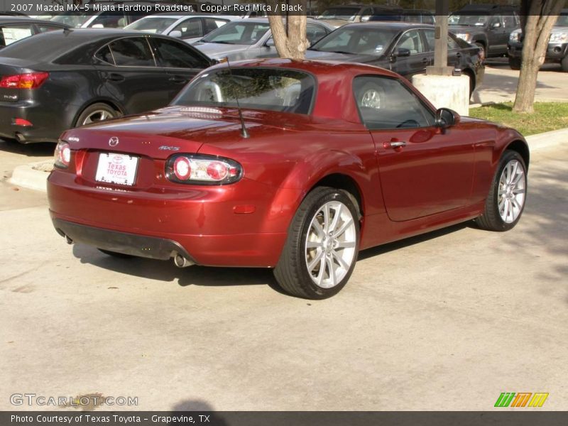 Copper Red Mica / Black 2007 Mazda MX-5 Miata Hardtop Roadster