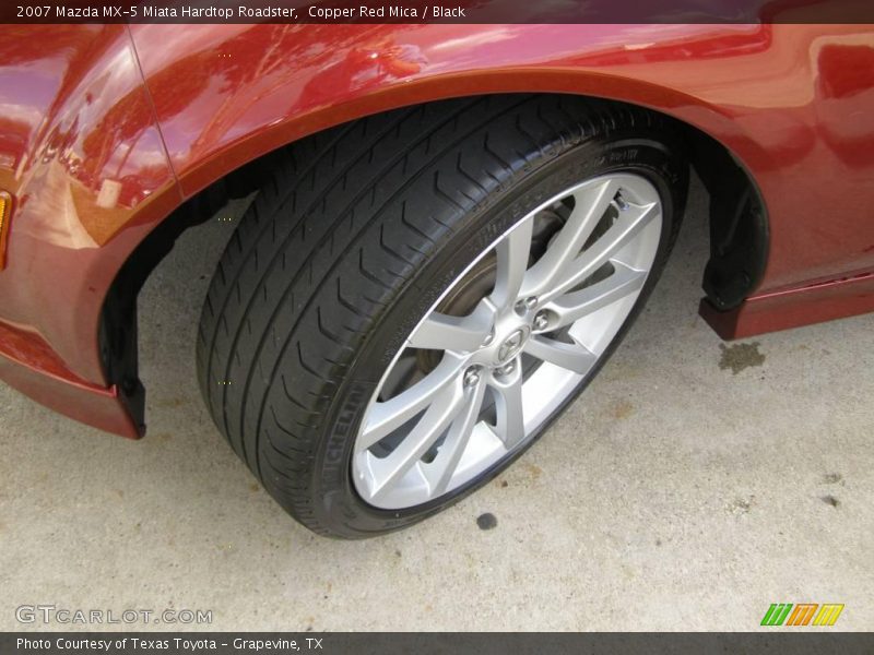Copper Red Mica / Black 2007 Mazda MX-5 Miata Hardtop Roadster