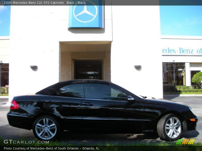 Black / Black 2006 Mercedes-Benz CLK 350 Cabriolet