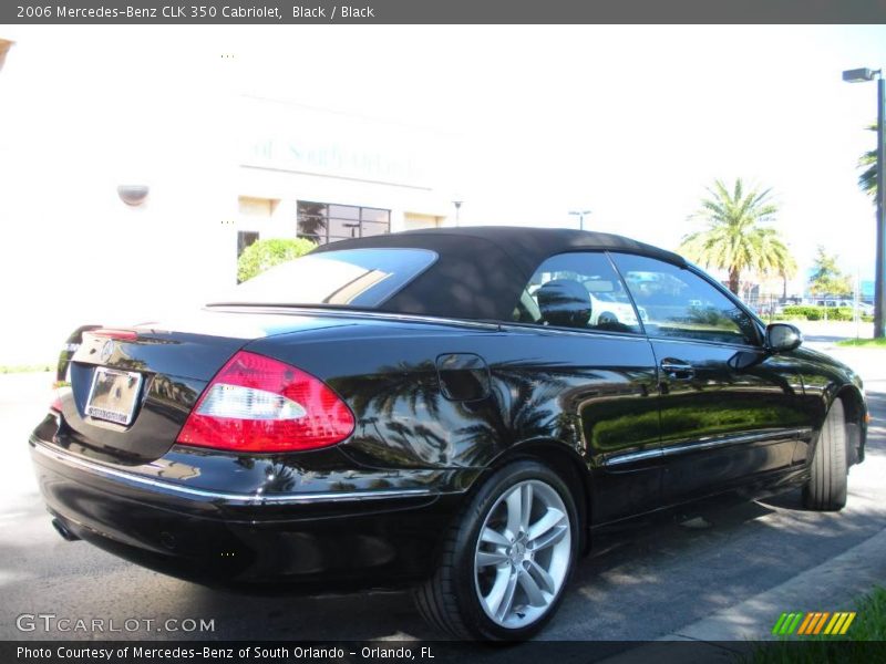 Black / Black 2006 Mercedes-Benz CLK 350 Cabriolet