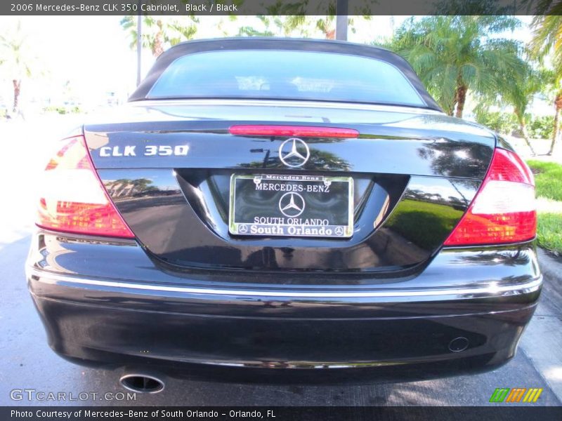 Black / Black 2006 Mercedes-Benz CLK 350 Cabriolet