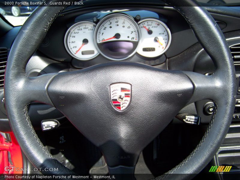 Guards Red / Black 2003 Porsche Boxster S
