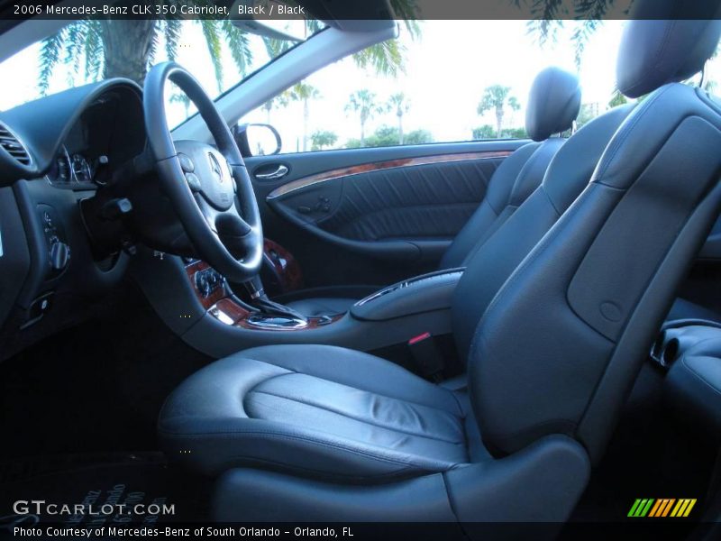 Black / Black 2006 Mercedes-Benz CLK 350 Cabriolet