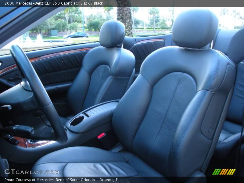 Black / Black 2006 Mercedes-Benz CLK 350 Cabriolet