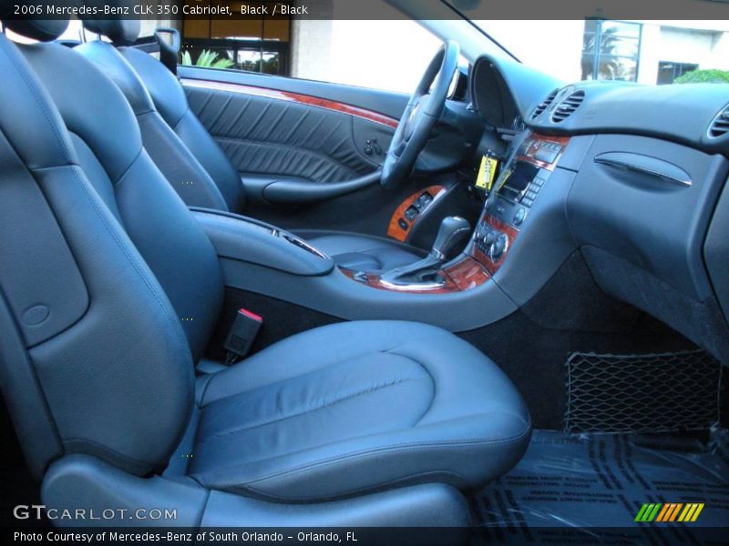 Black / Black 2006 Mercedes-Benz CLK 350 Cabriolet