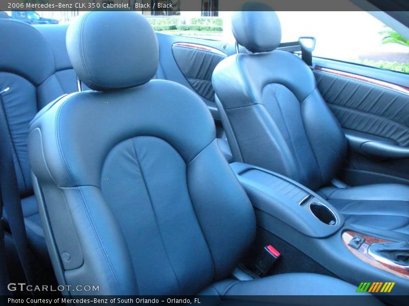 Black / Black 2006 Mercedes-Benz CLK 350 Cabriolet