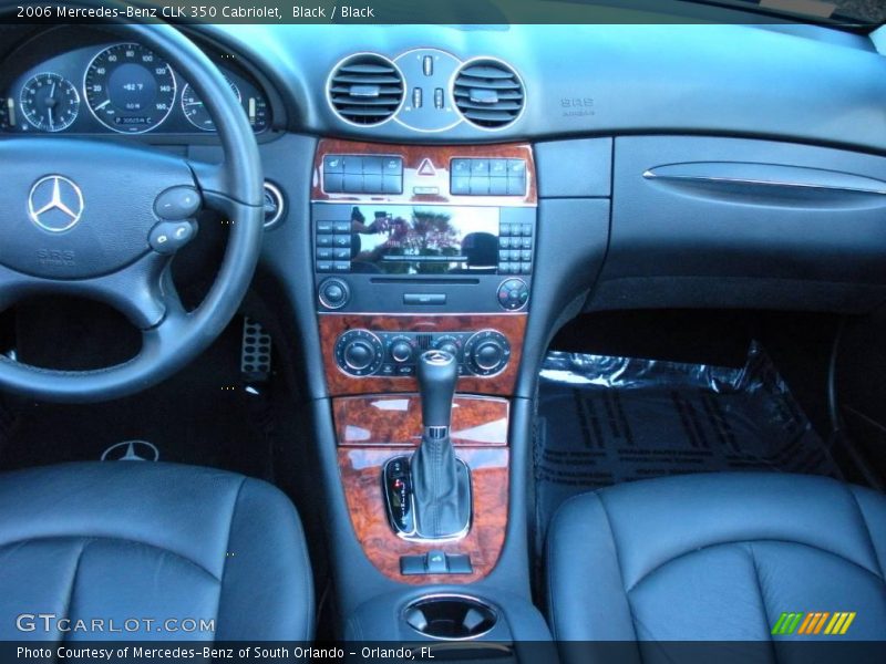 Black / Black 2006 Mercedes-Benz CLK 350 Cabriolet