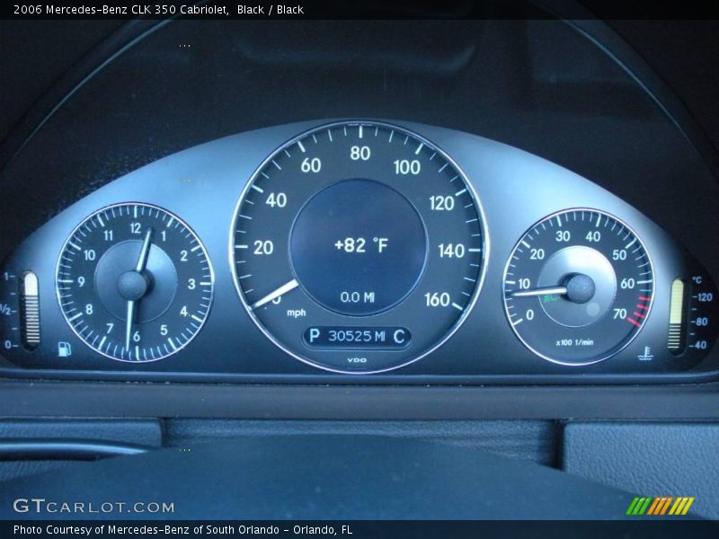 Black / Black 2006 Mercedes-Benz CLK 350 Cabriolet