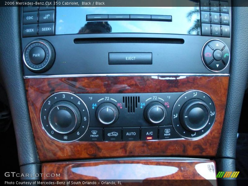 Black / Black 2006 Mercedes-Benz CLK 350 Cabriolet