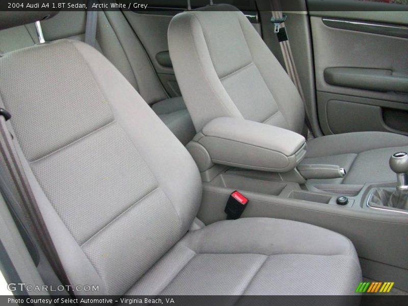 Arctic White / Grey 2004 Audi A4 1.8T Sedan