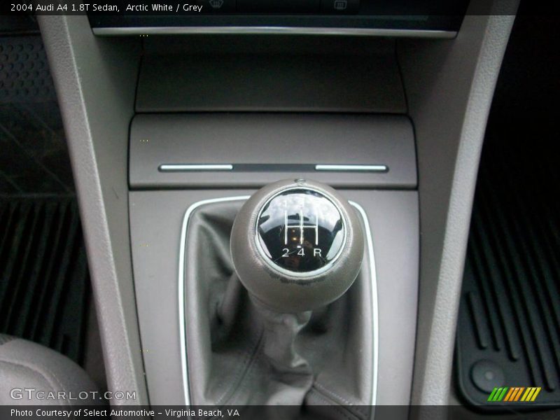 Arctic White / Grey 2004 Audi A4 1.8T Sedan