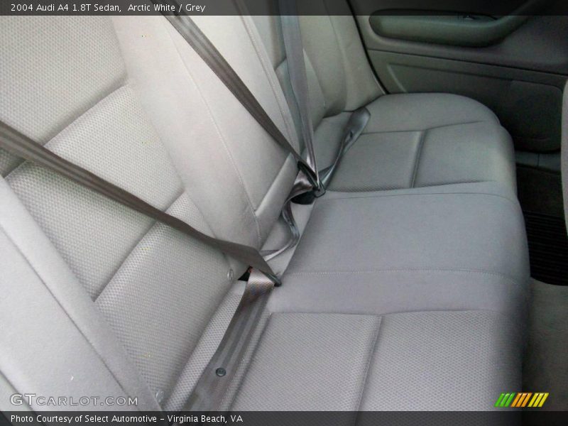 Arctic White / Grey 2004 Audi A4 1.8T Sedan