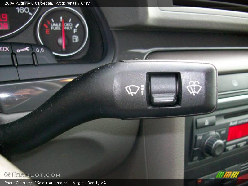 Arctic White / Grey 2004 Audi A4 1.8T Sedan