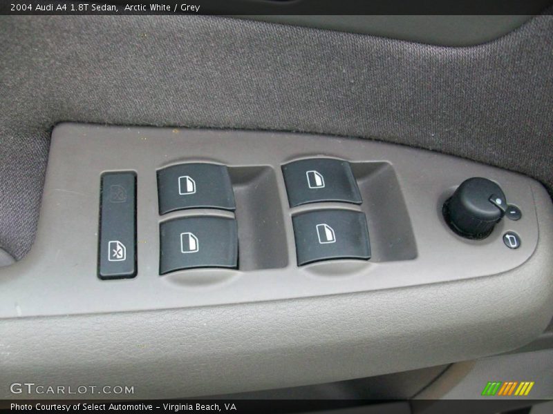 Arctic White / Grey 2004 Audi A4 1.8T Sedan