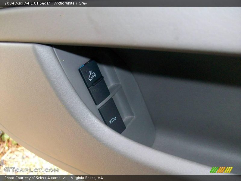 Arctic White / Grey 2004 Audi A4 1.8T Sedan