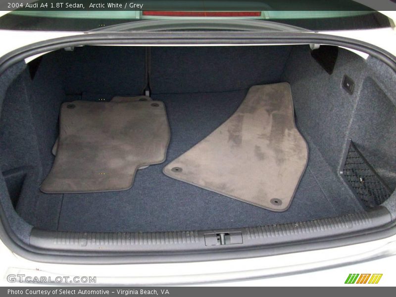 Arctic White / Grey 2004 Audi A4 1.8T Sedan