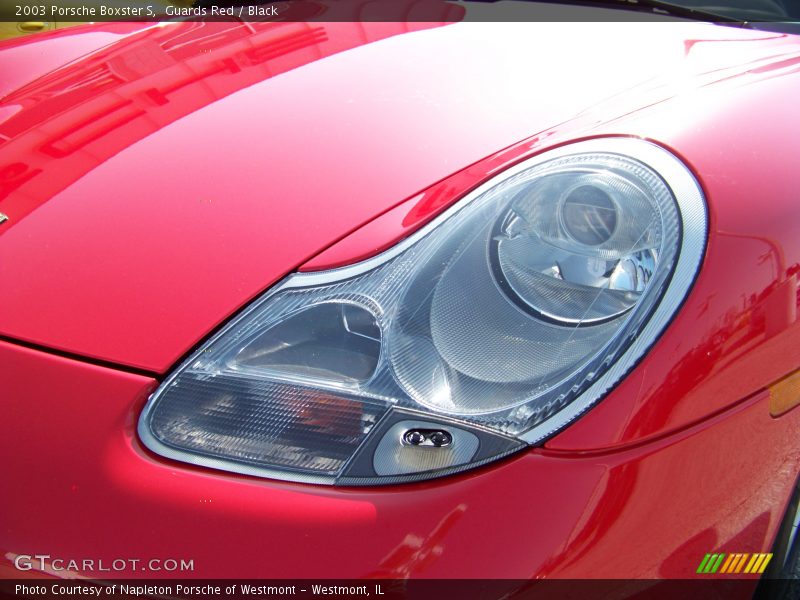 Guards Red / Black 2003 Porsche Boxster S