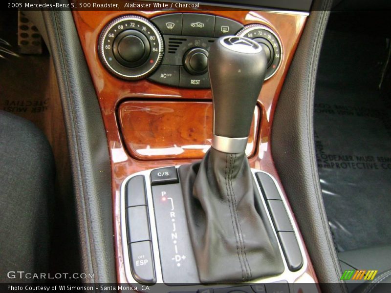 Alabaster White / Charcoal 2005 Mercedes-Benz SL 500 Roadster