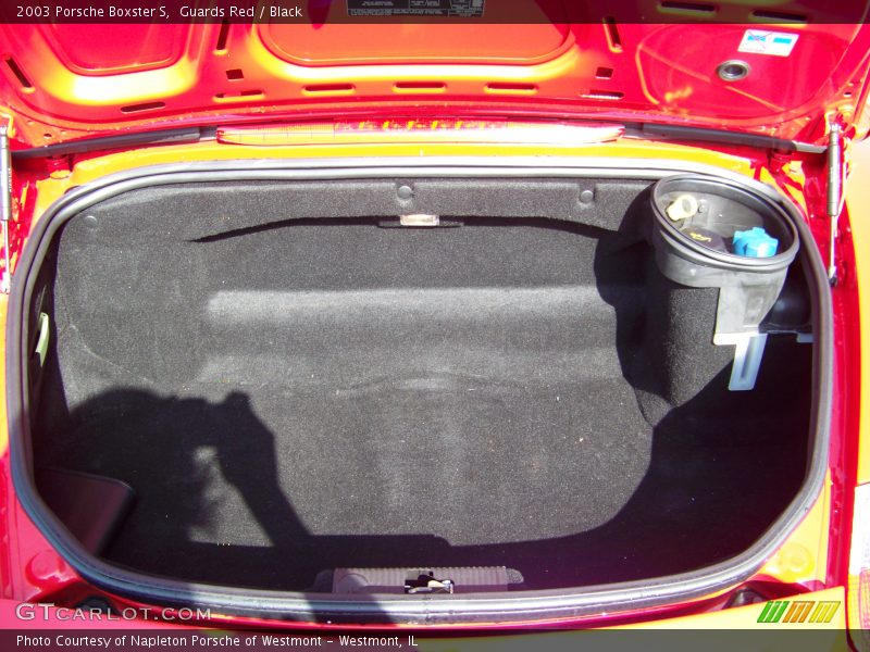 Guards Red / Black 2003 Porsche Boxster S
