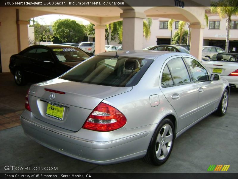 Iridium Silver Metallic / Charcoal 2006 Mercedes-Benz E 500 Sedan