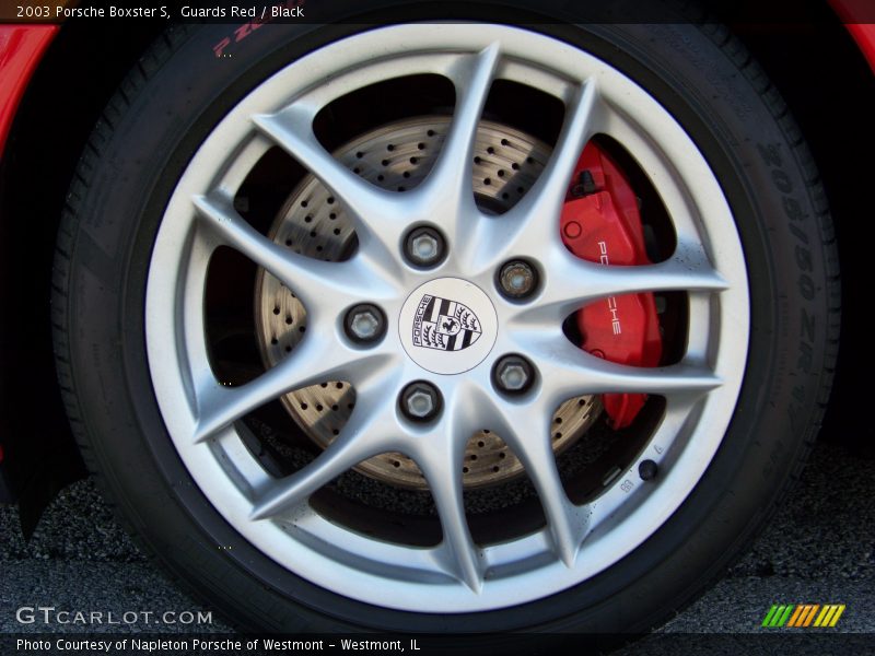 Guards Red / Black 2003 Porsche Boxster S