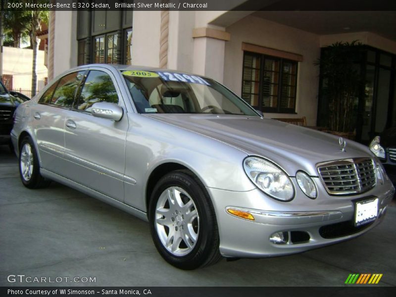 Brilliant Silver Metallic / Charcoal 2005 Mercedes-Benz E 320 Sedan
