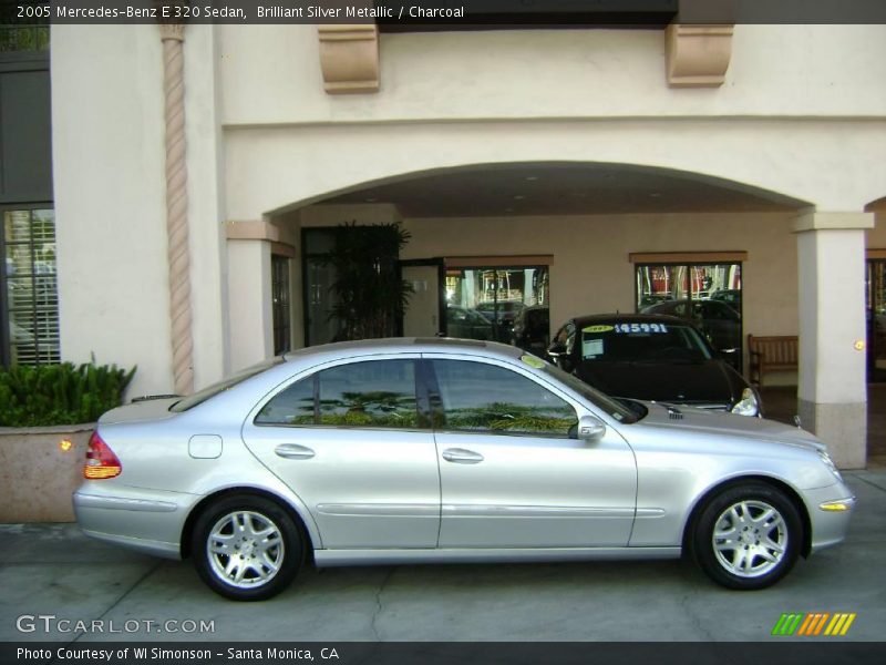 Brilliant Silver Metallic / Charcoal 2005 Mercedes-Benz E 320 Sedan