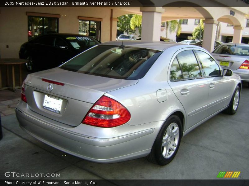 Brilliant Silver Metallic / Charcoal 2005 Mercedes-Benz E 320 Sedan
