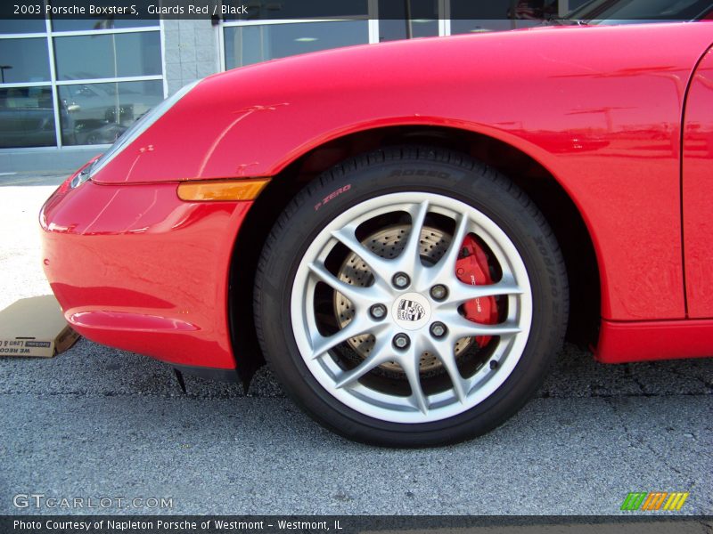 Guards Red / Black 2003 Porsche Boxster S