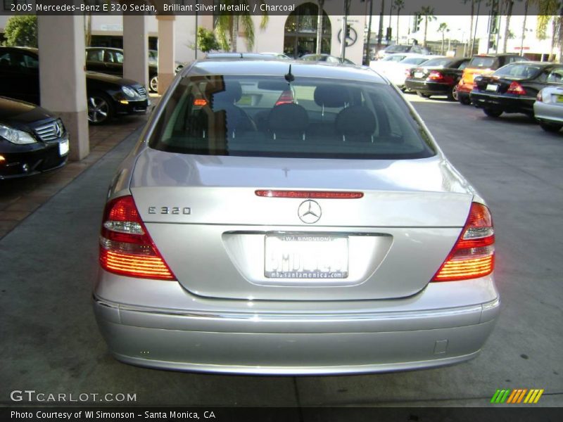 Brilliant Silver Metallic / Charcoal 2005 Mercedes-Benz E 320 Sedan