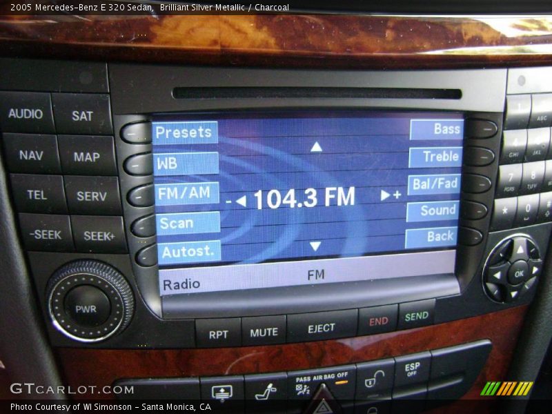 Brilliant Silver Metallic / Charcoal 2005 Mercedes-Benz E 320 Sedan