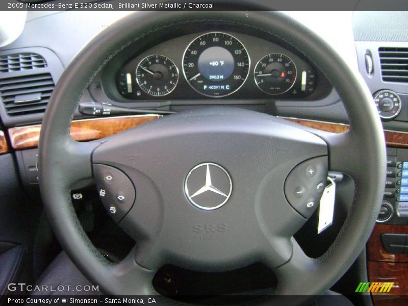 Brilliant Silver Metallic / Charcoal 2005 Mercedes-Benz E 320 Sedan