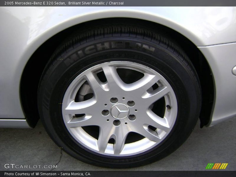 Brilliant Silver Metallic / Charcoal 2005 Mercedes-Benz E 320 Sedan