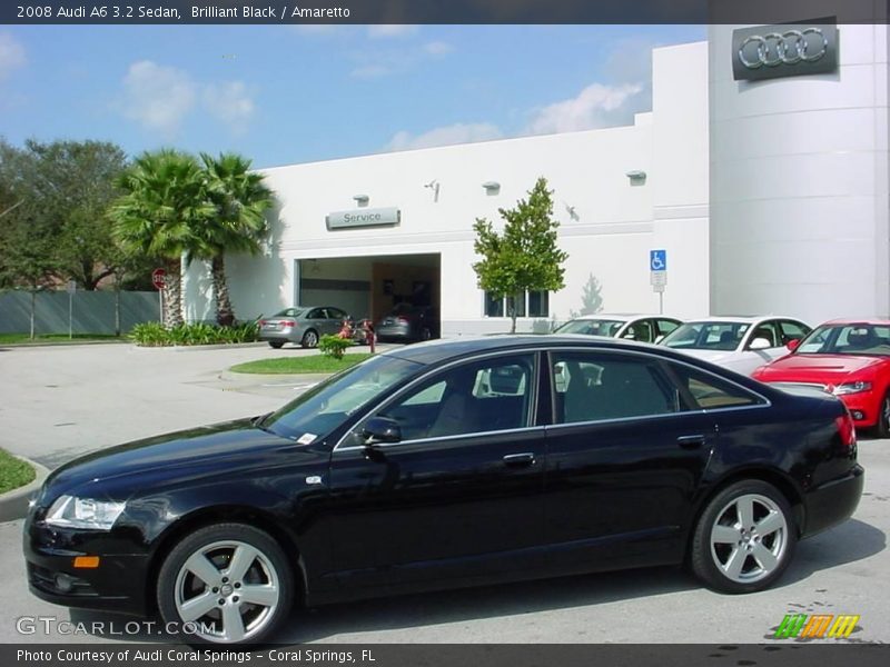 Brilliant Black / Amaretto 2008 Audi A6 3.2 Sedan