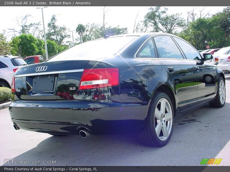 Brilliant Black / Amaretto 2008 Audi A6 3.2 Sedan