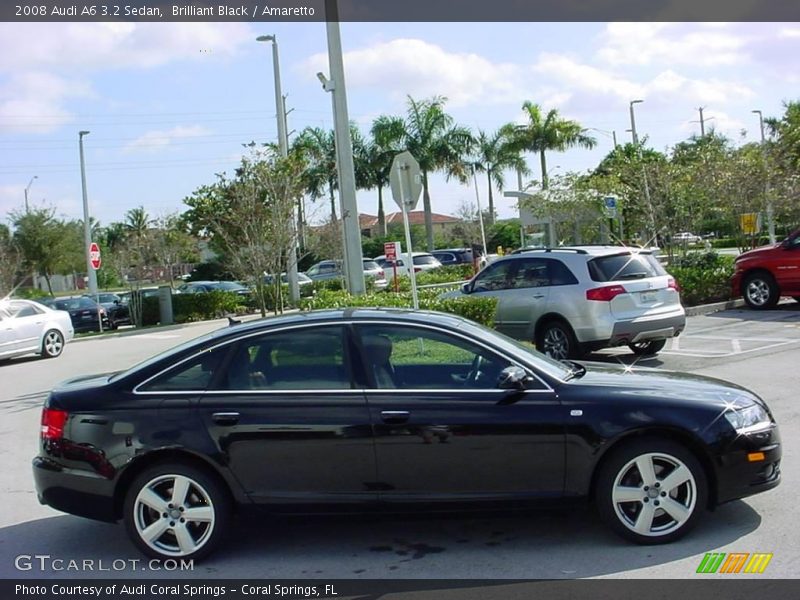 Brilliant Black / Amaretto 2008 Audi A6 3.2 Sedan