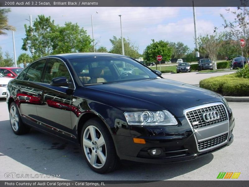 Brilliant Black / Amaretto 2008 Audi A6 3.2 Sedan