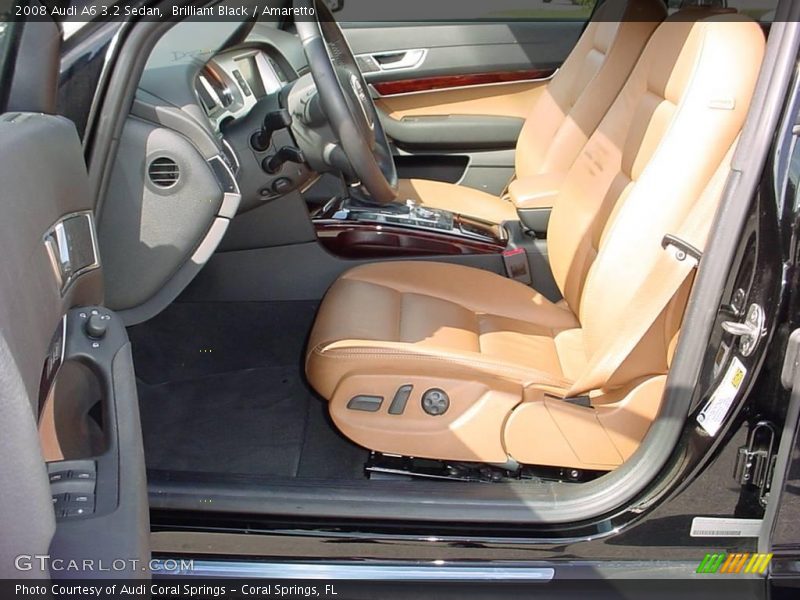 Brilliant Black / Amaretto 2008 Audi A6 3.2 Sedan