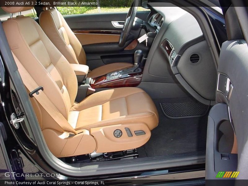 Brilliant Black / Amaretto 2008 Audi A6 3.2 Sedan