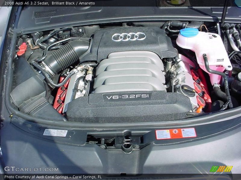 Brilliant Black / Amaretto 2008 Audi A6 3.2 Sedan