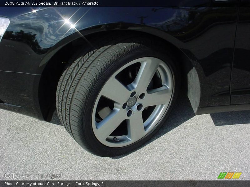 Brilliant Black / Amaretto 2008 Audi A6 3.2 Sedan